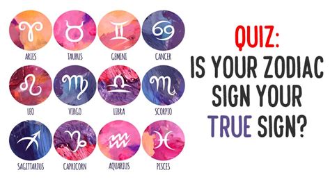 what is your true zodiac sign quiz.